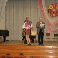Лауреат 3 степени Татьяна Рысева, преподаватель Зубрильчева В.В.