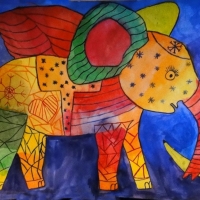 Ионкина Рита, 9 лет, Волшебный слоненок